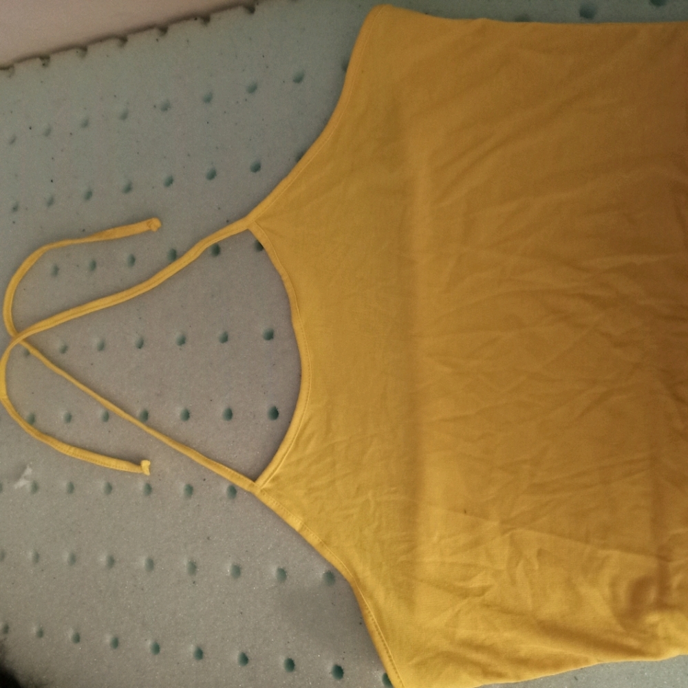 Yellow Crop Top